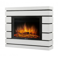 Каминокомплект: Очаг Electrolux EFP/P-2520LS N, портал Модерно 25 шпон белый дуб